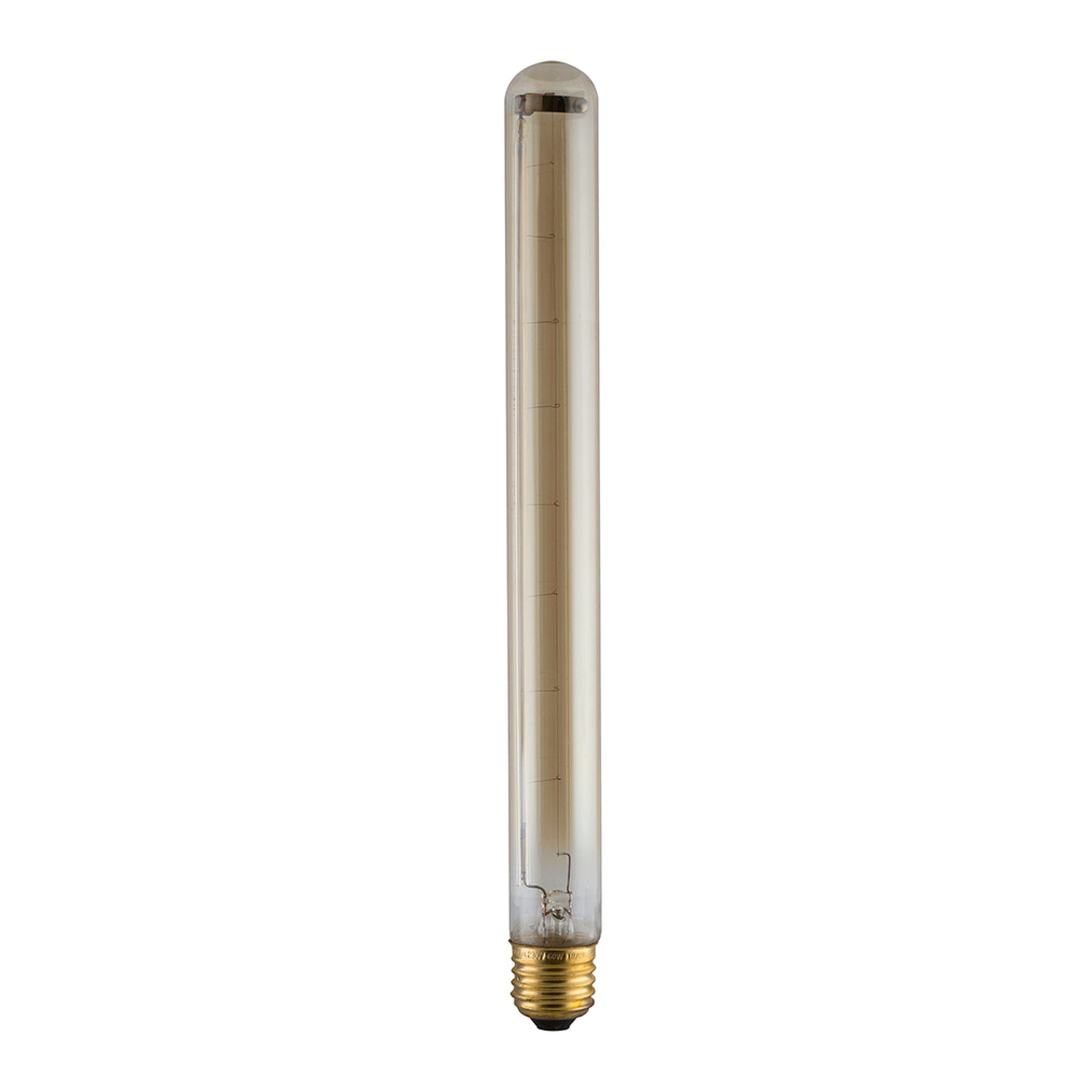 Amber Long Tube Carbon Filament Globe