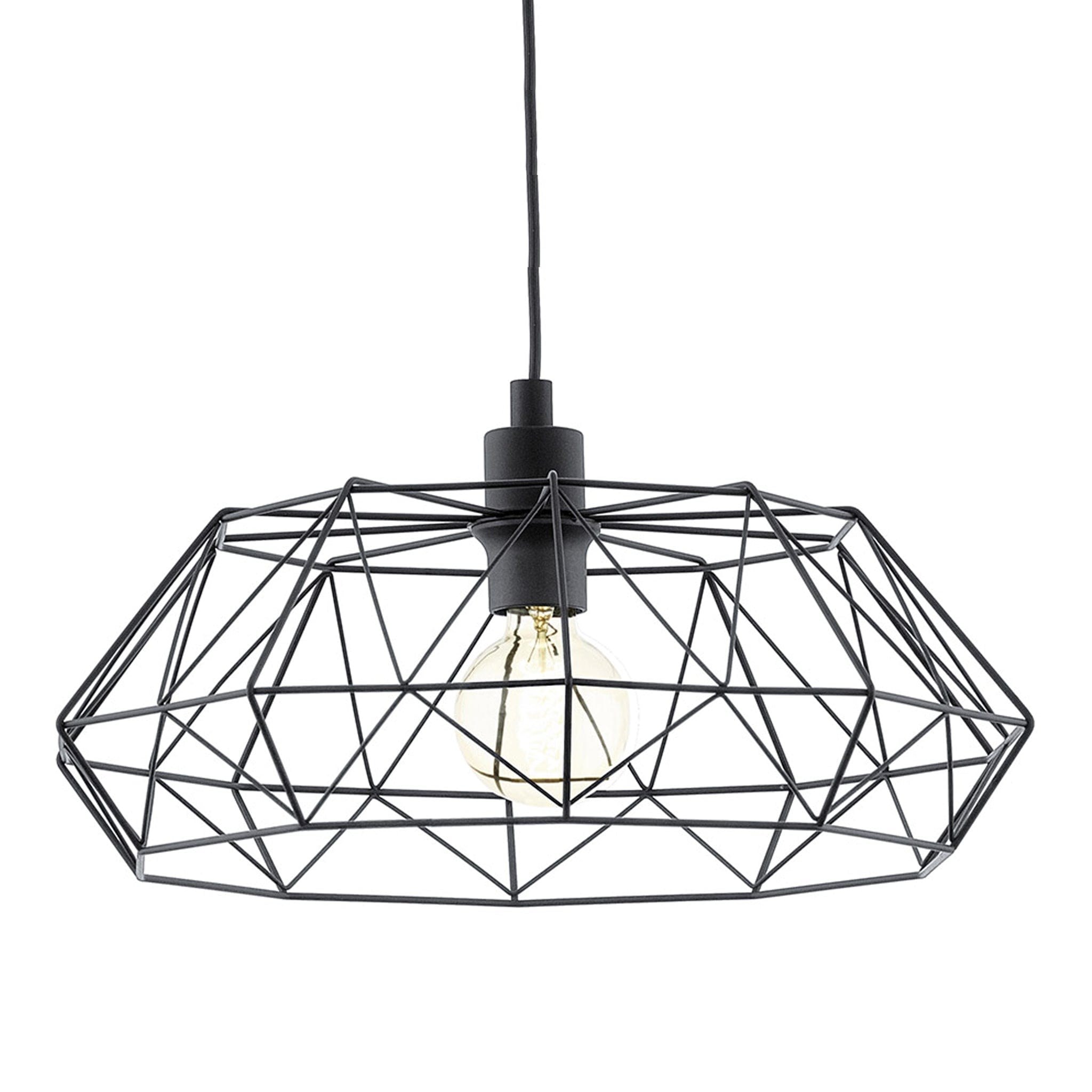 Cage design gives an elegant industrial edge to your interior. Perfect for adorning your living room or dining area, commercial café or office.