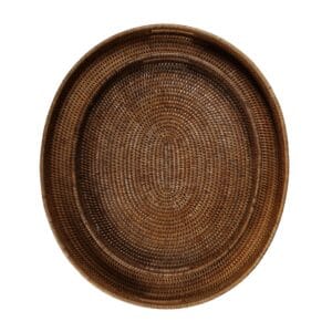 Entertain friends and family with your impressive attention to detail. Expertly handwoven rattan trays that come in two sizes, and are ideal for a gathering of guests or to serve up breakfast in bed.