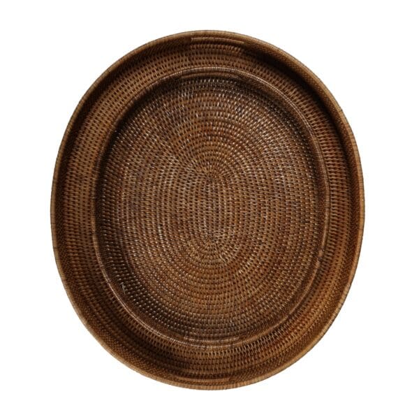 Entertain friends and family with your impressive attention to detail. Expertly handwoven rattan trays that come in two sizes, and are ideal for a gathering of guests or to serve up breakfast in bed.