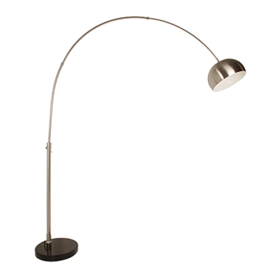 Studio Floor Lamp Chrome and Marble
