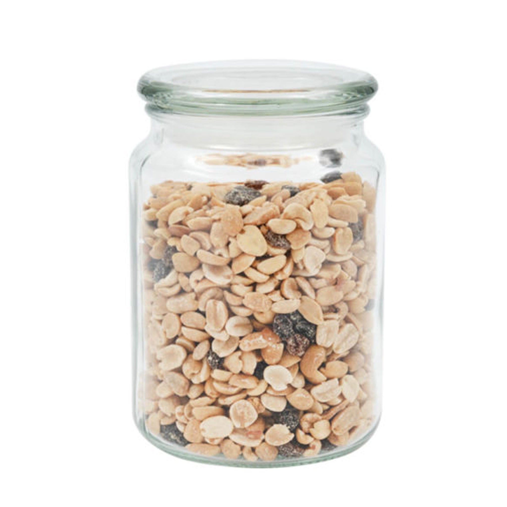 Large Glass Snack Jar