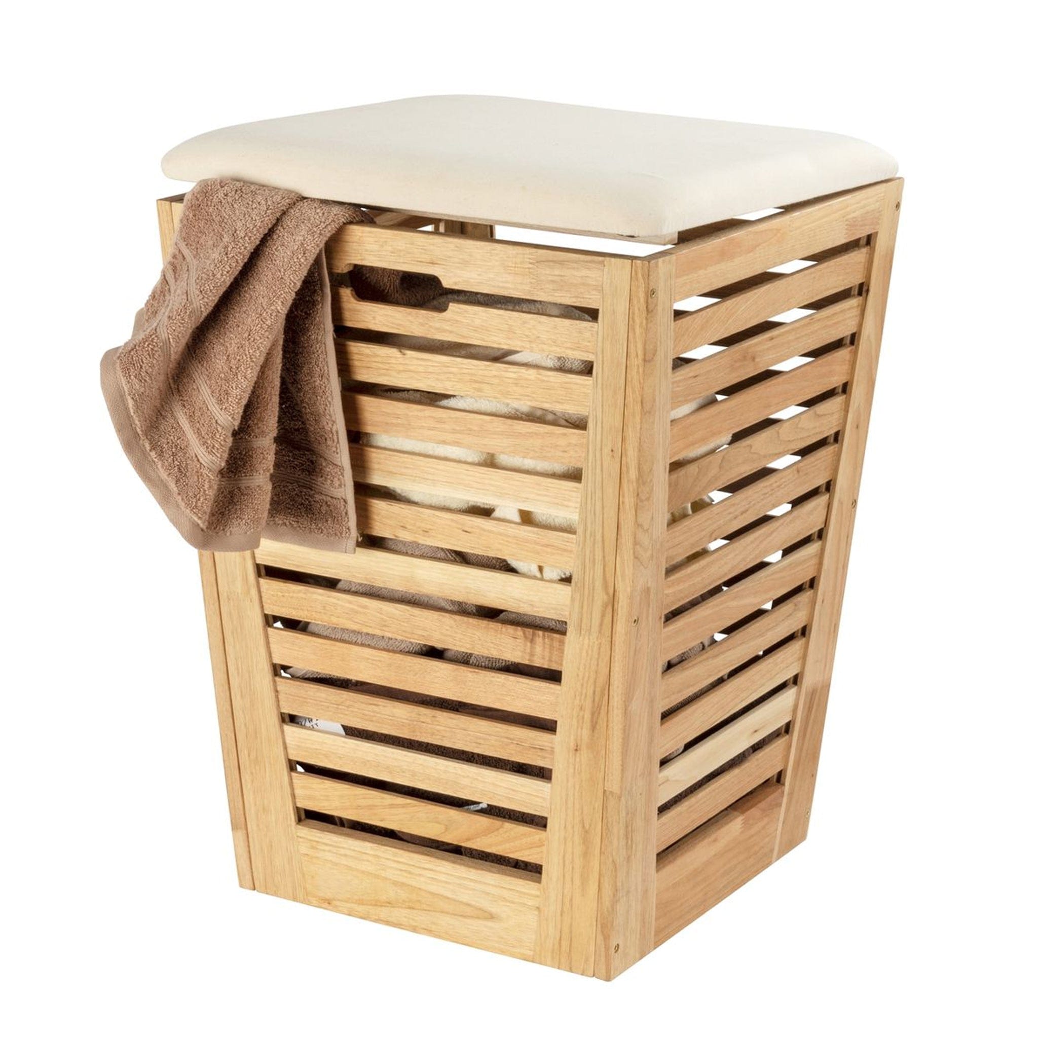 Laundry Bin with Cushion Lid