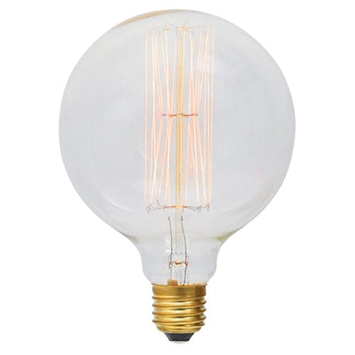 Clear Round Carbon Filament Maxi Globe
