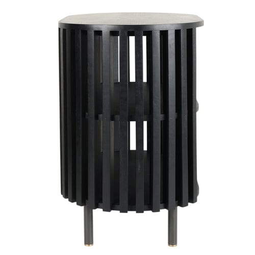 Made from solid mango wood and supported by powder-coated steel legs with solid brass feet, it’s a chic addition to any space. The nightstand can also be used as a side table in other areas of the home and makes a beautiful base for displaying prized pieces that you have collected.