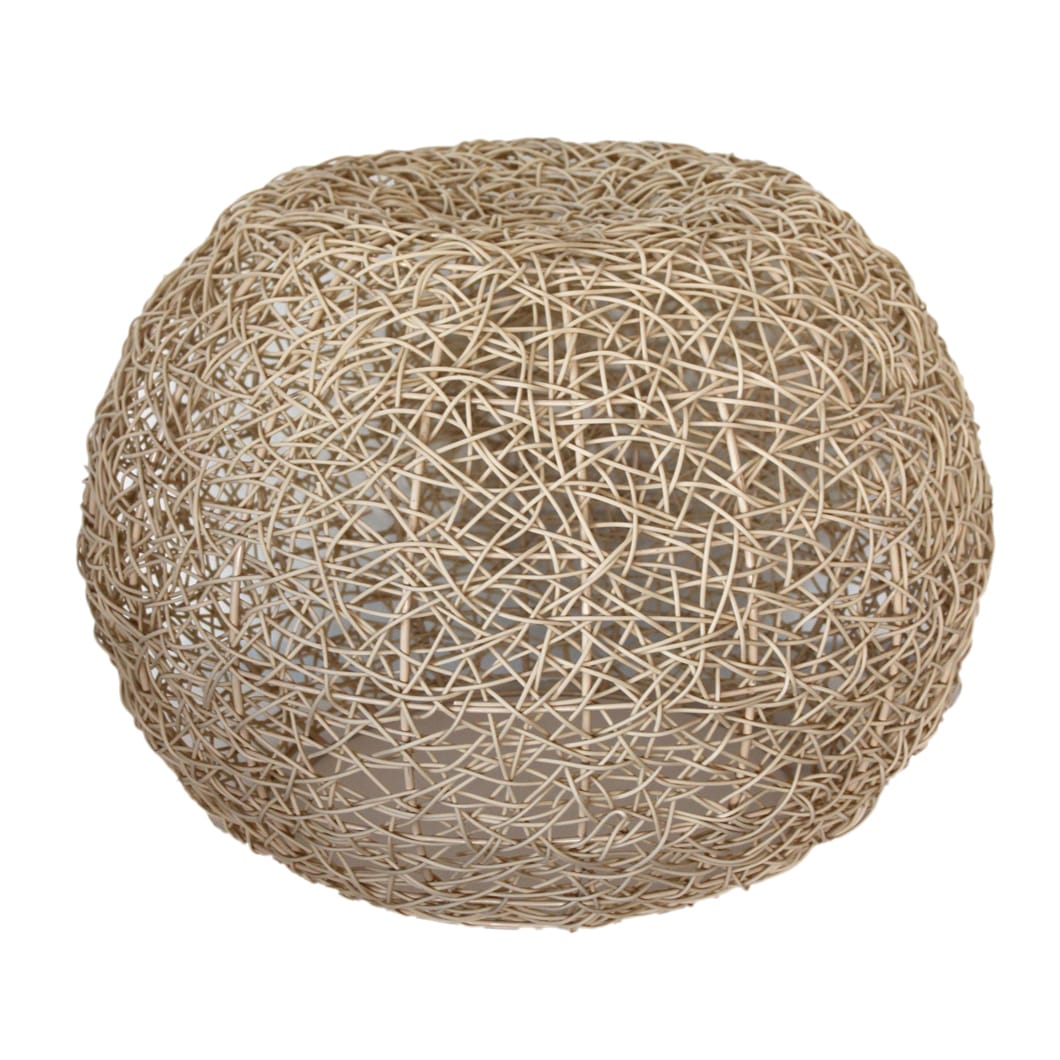 Round Woven Ottoman