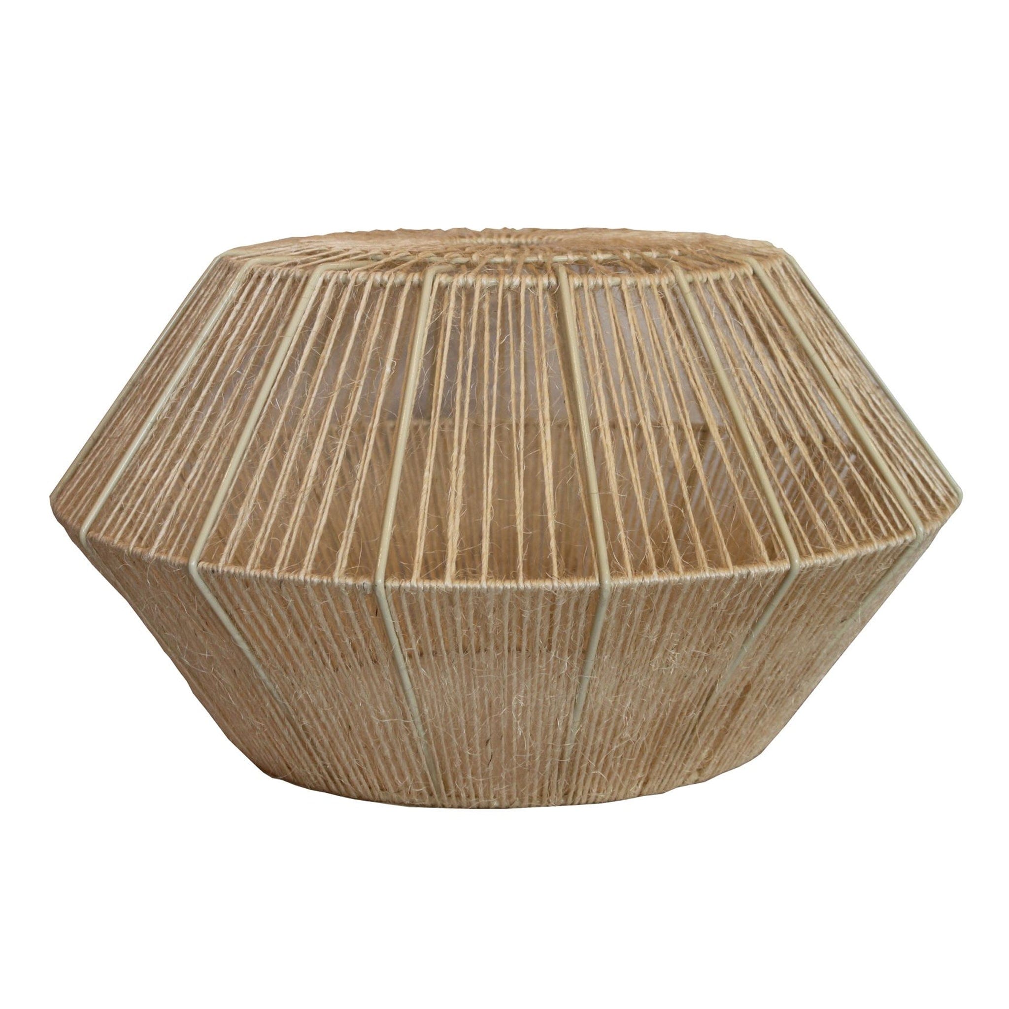 Sisal Ottoman