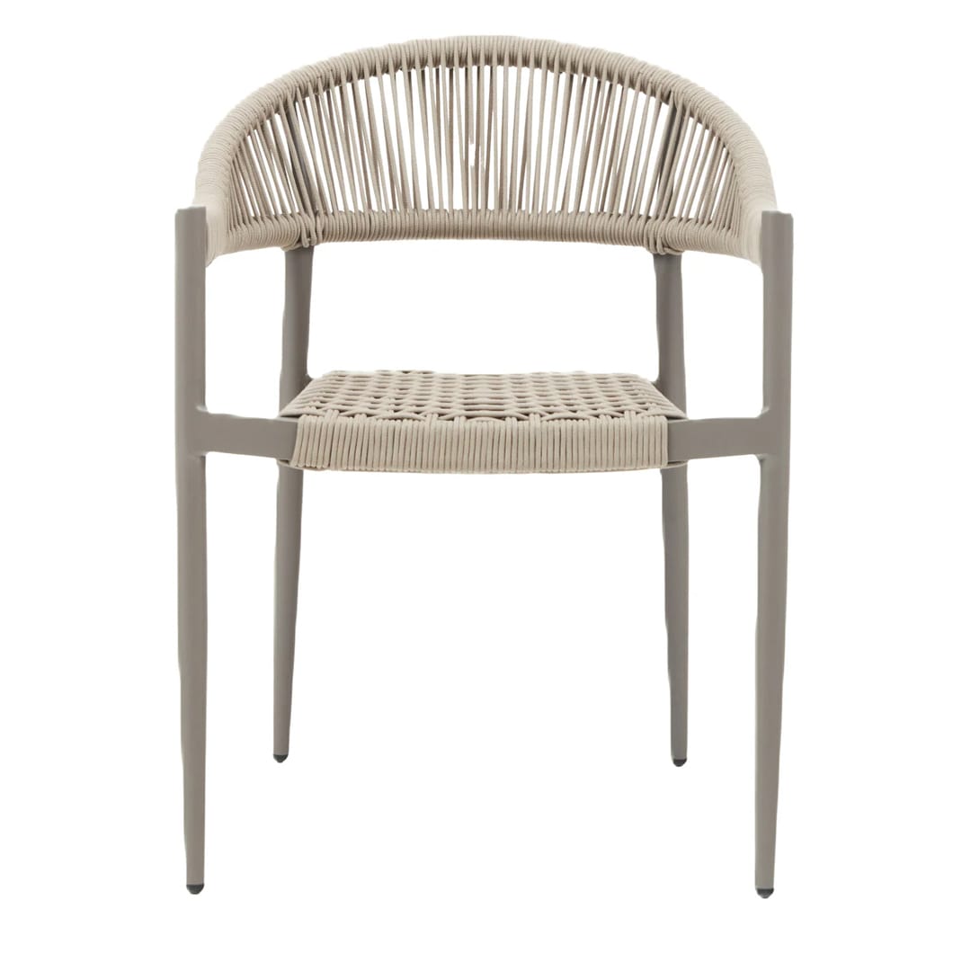 For outdoor seating that inspires, look no further than the Iona Seating, which is composed of woven UV-resistant rope aluminium frames. Delightfully durable, versatile and stackable. Available in three neutral tones to make the perfect addition to your outdoor entertainment area.