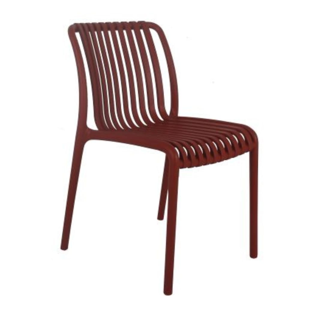 The ergonomic design of the Isabella plastic chair is made from 100% recyclable materials. A versatile, weatherproof design for you to enjoy indoors or out. This UV-resistant piece will keep its colour and couldn’t be easier to maintain. Available in a range of colours to choose from or mix and match.