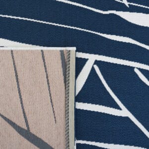 Elevate the aesthetic appeal of undercover outdoor spaces, while offering practicality for everyday use with island style patio rugs. Composed of a blend of 74% polypropylene and 26% polyester, these rugs are made to withstand the rigours of outdoor environments while providing a comfortable, inviting surface. Breezy designs will bring a laid-back feel to any outside area. Available as rectangular and round rugs.