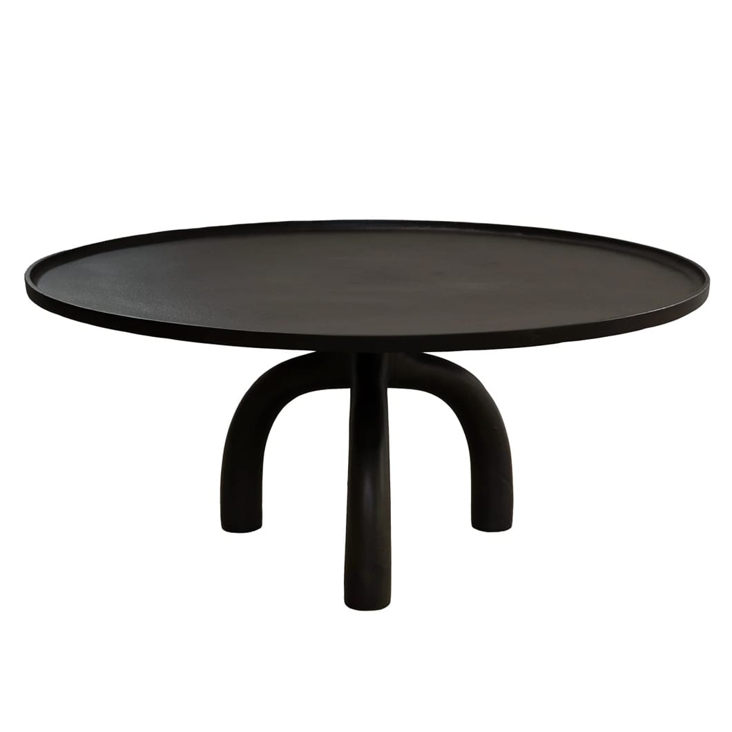 Sacred Outdoor Coffee Table in Burnished