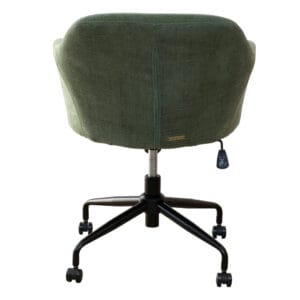 With its adjustable swivel seat, steel legs and padded seat, the comfy and durable Miranda office chair is essential for a productive home office experience. Upholstered with 100% Polyester fabric and available in four shades, the Miranda is the perfect blend of modern style and ergonomic design. Minor assembly required.