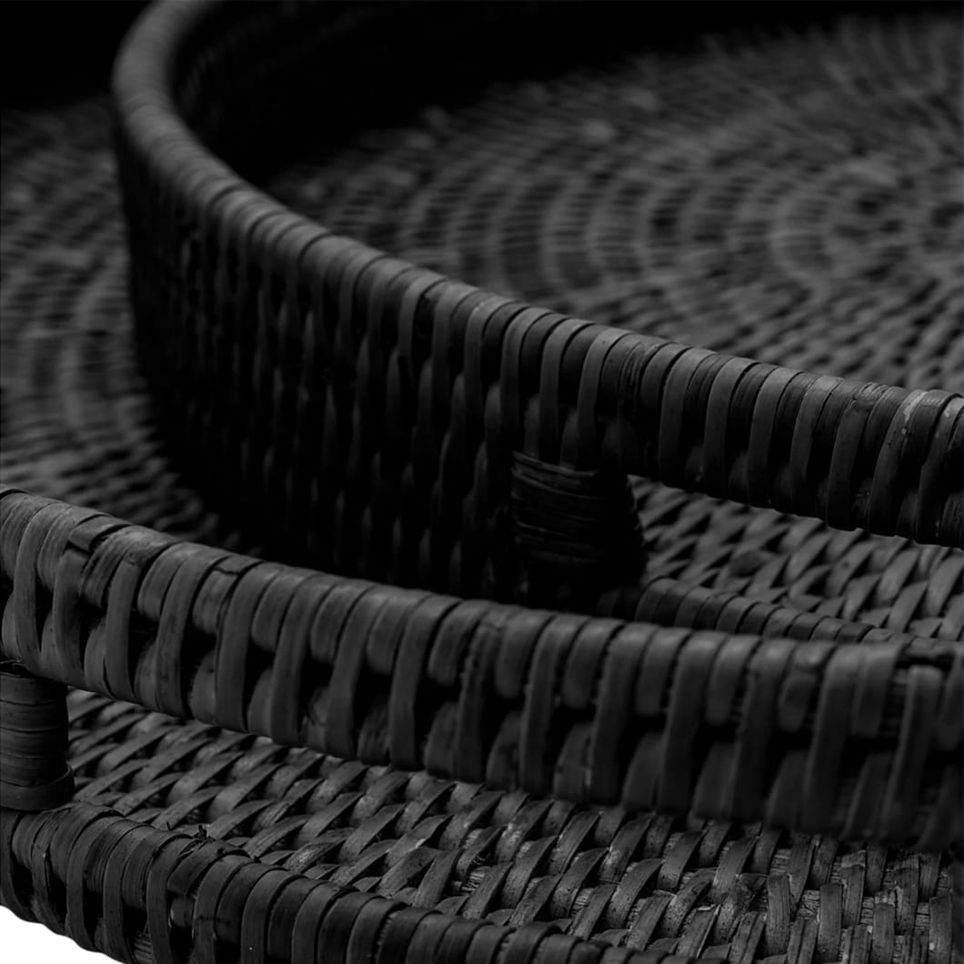 Intricate handwoven weaves and warm tones will bring an inviting aesthetic to your table. The Cascavelle rattan serveware range comprises the Moka ice bucket, Britannia breadbasket, Cluny condiment basket, the oval Chamarel tray and rectangular Tamarin tray, and will blend seamlessly with various décor styles, offering natural elegance to your dining experience. Available in two tones.