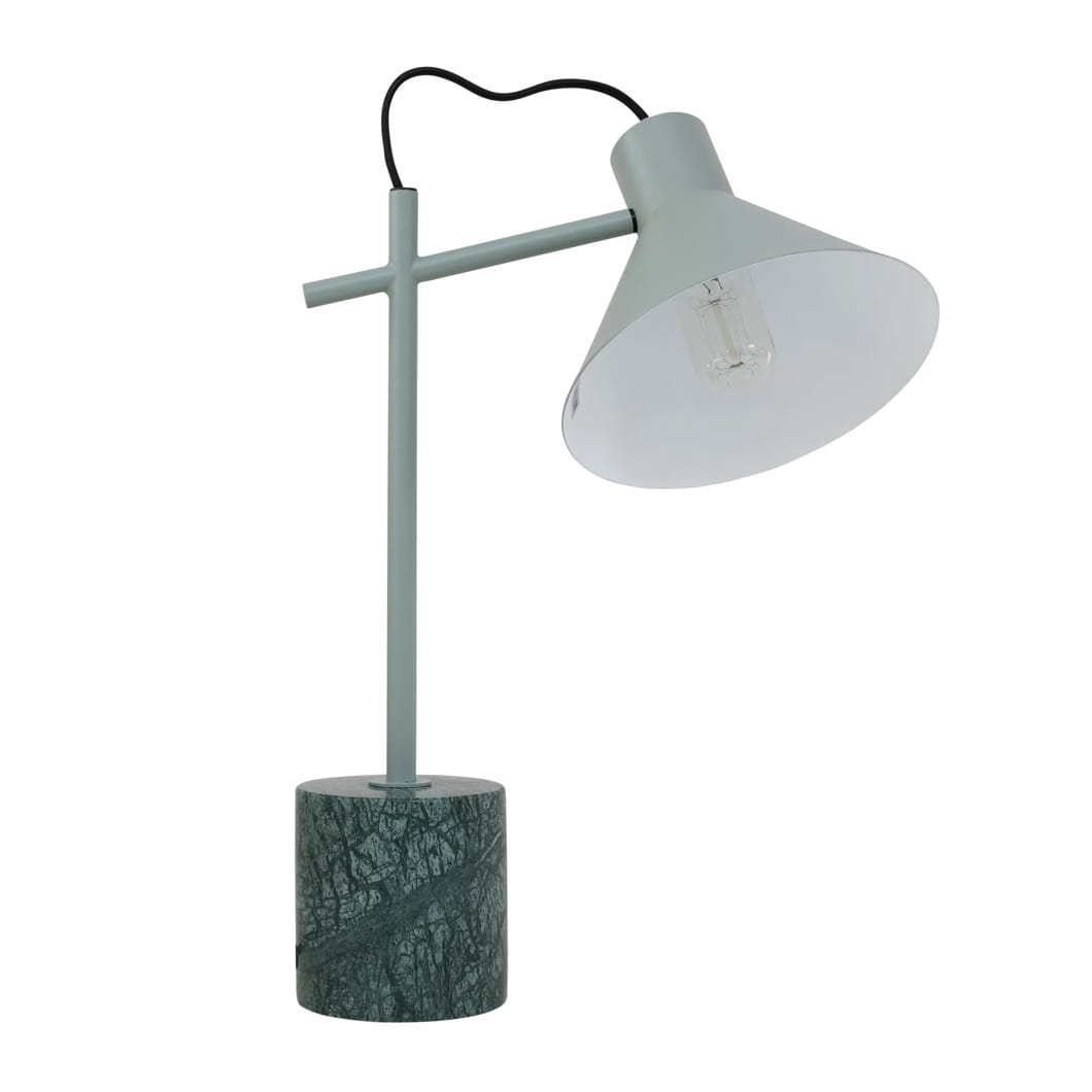 Rio Marble Desk Lamp in Sage Garden