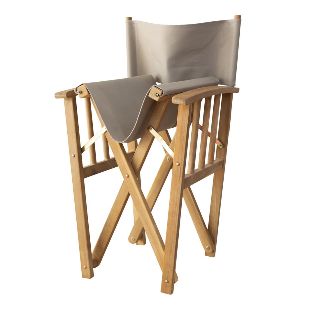 Safari Outdoor Foldable Chair in Cement - Image 3