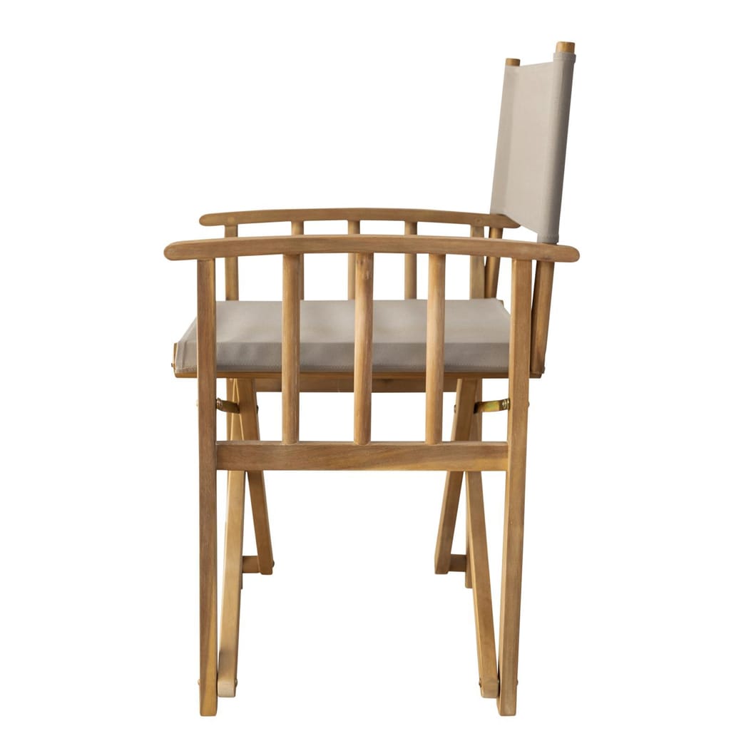 Safari Outdoor Foldable Chair in Cement - Image 5