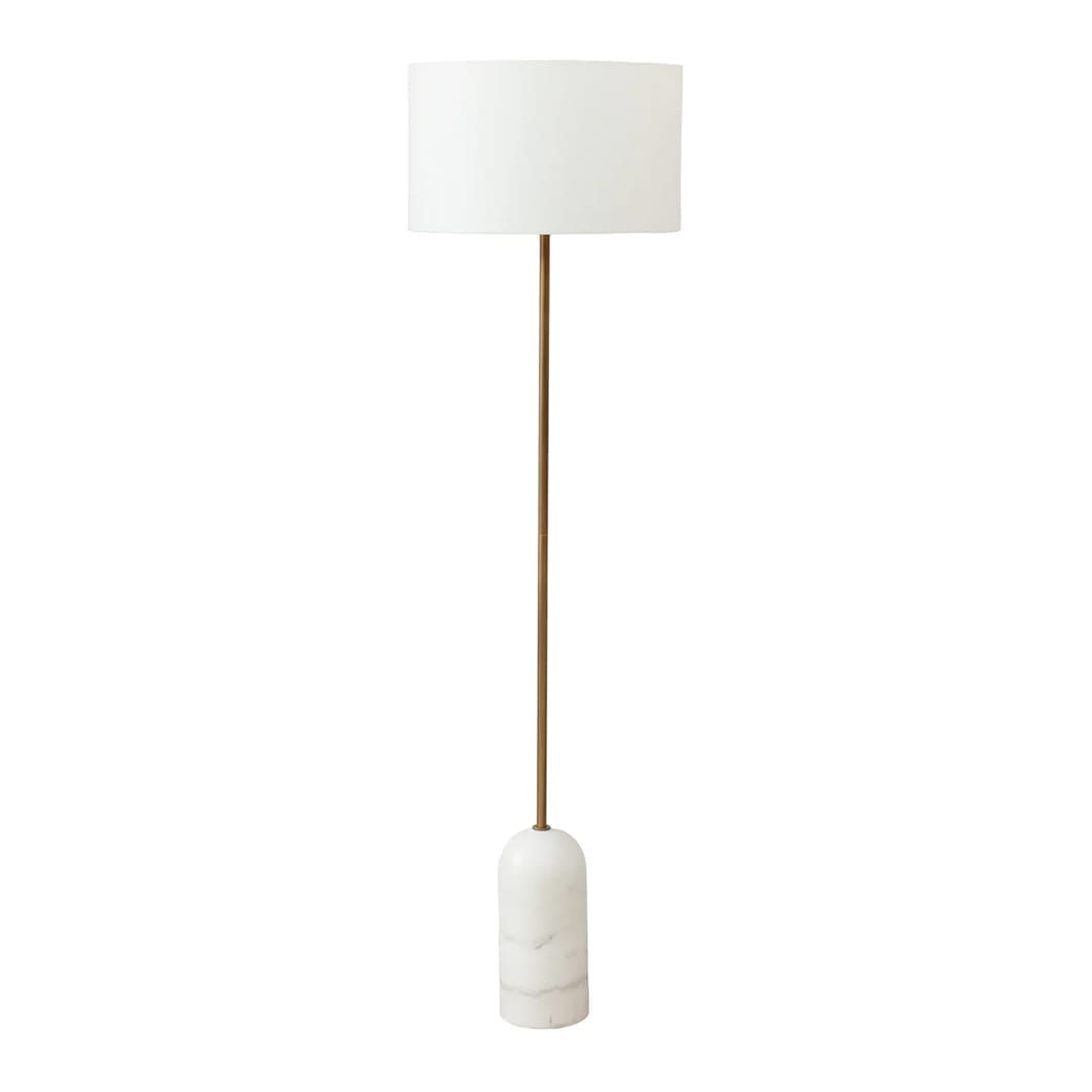 Verona Marble Floor Lamp in Cloud
