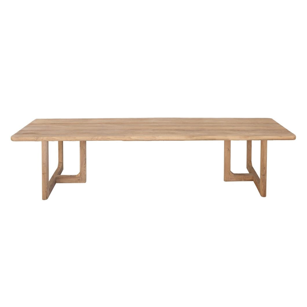 Osaka 12-Seater Teak Dining Table in Natura