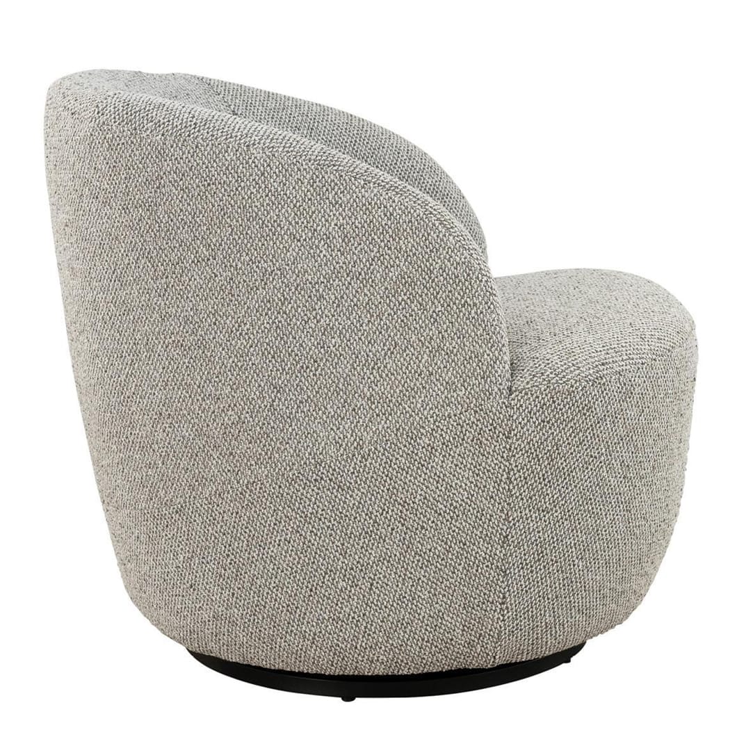 Alba Swivel Chair in Café au Lait - Image 3