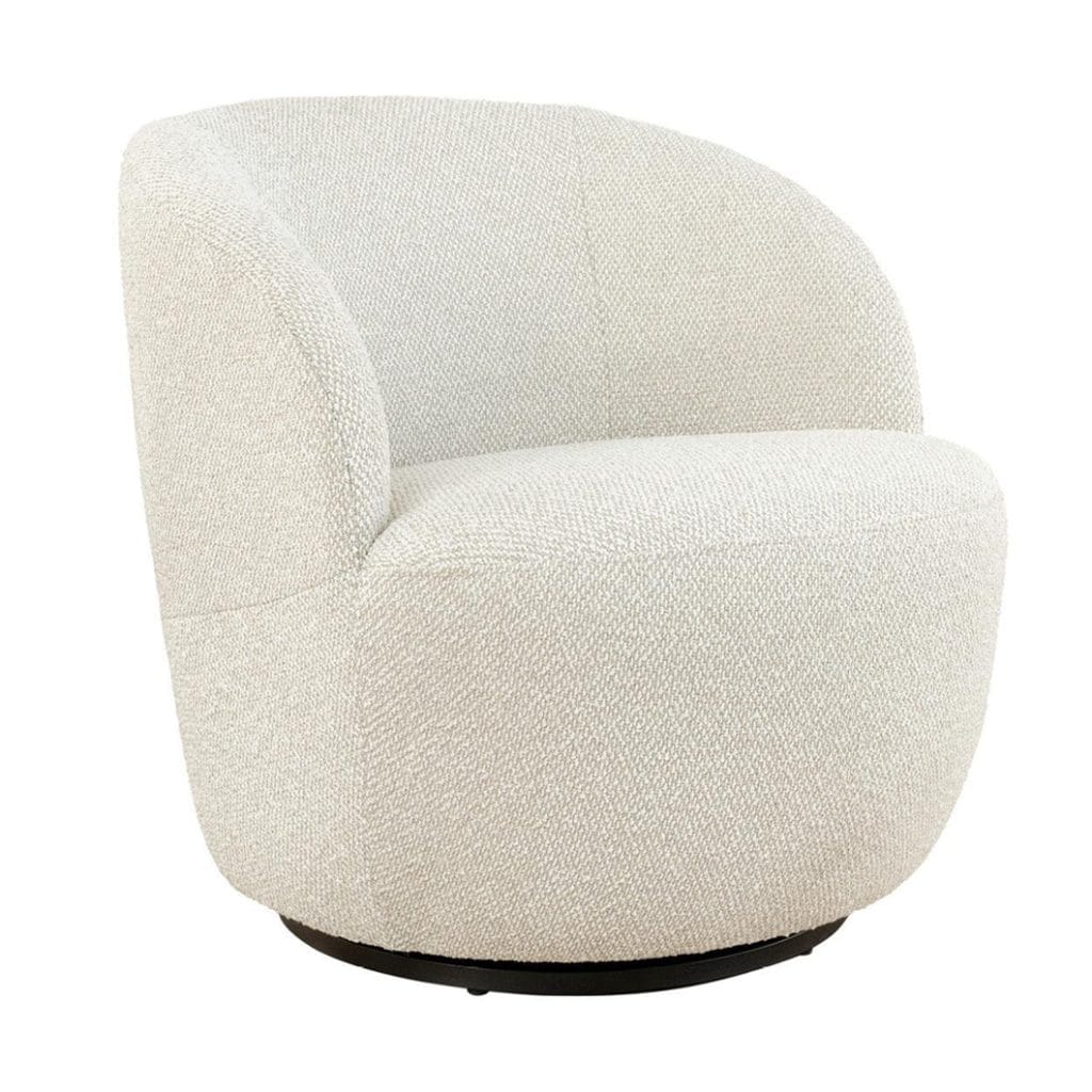 Alba Swivel Chair in Natural