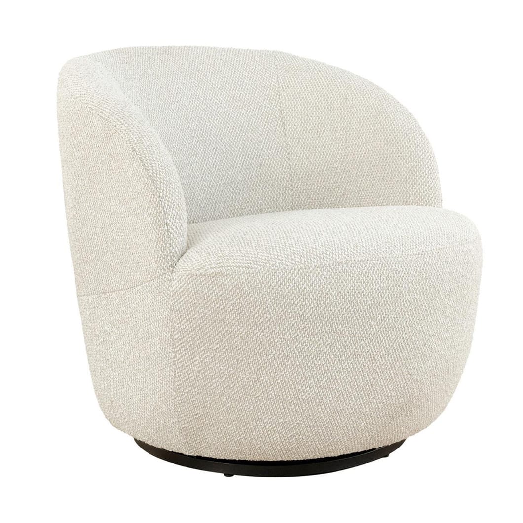 Alba Swivel Chair in Natural