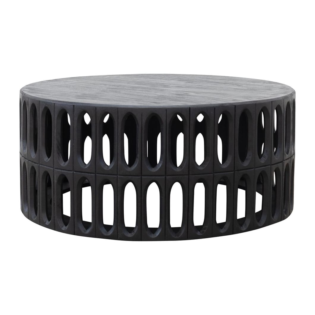 Rosette Coffee Table in Pepper
