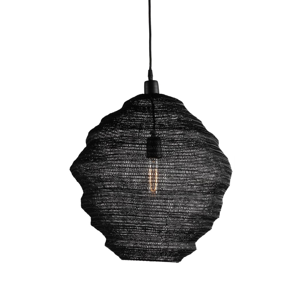 Lampara Mesh Pendant in Matte Black