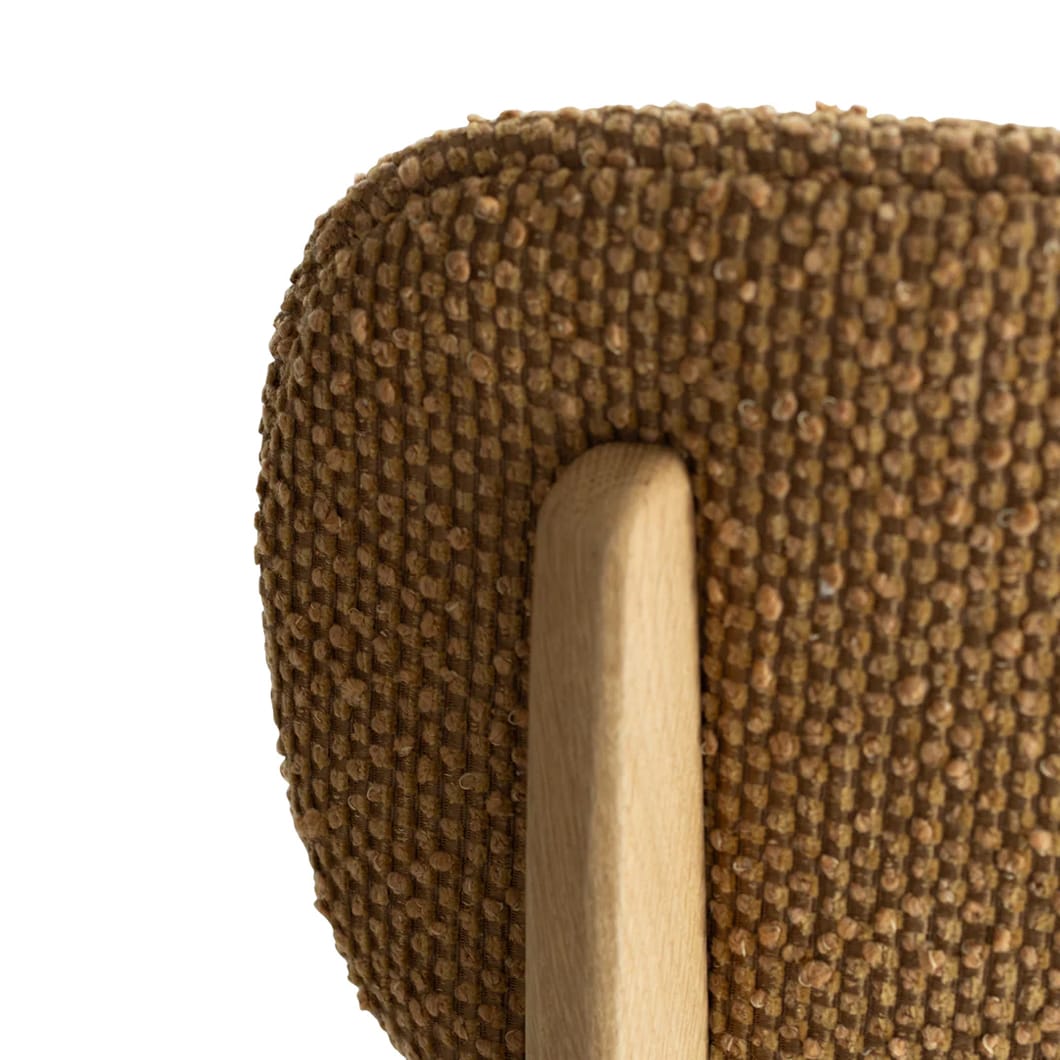 Viola Oak Dining Chair in Mustard Seed - Image 4