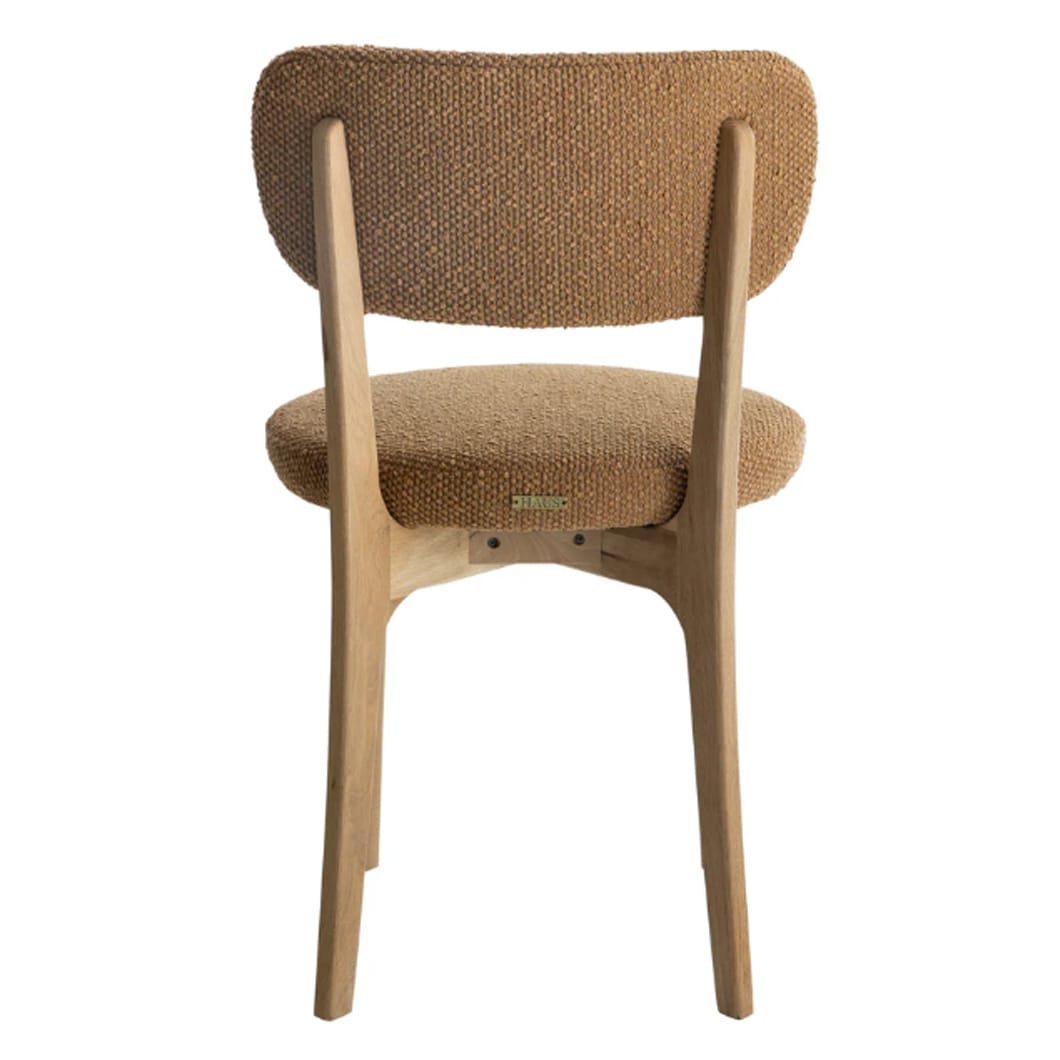 Viola Oak Dining Chair in Mustard Seed - Image 3
