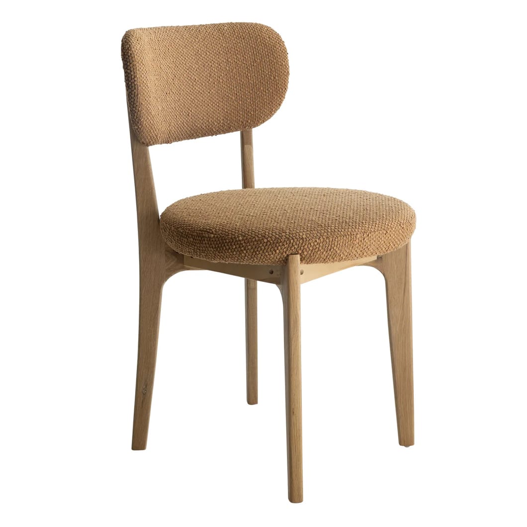 Viola Oak Dining Chair in Mustard Seed - Image 2