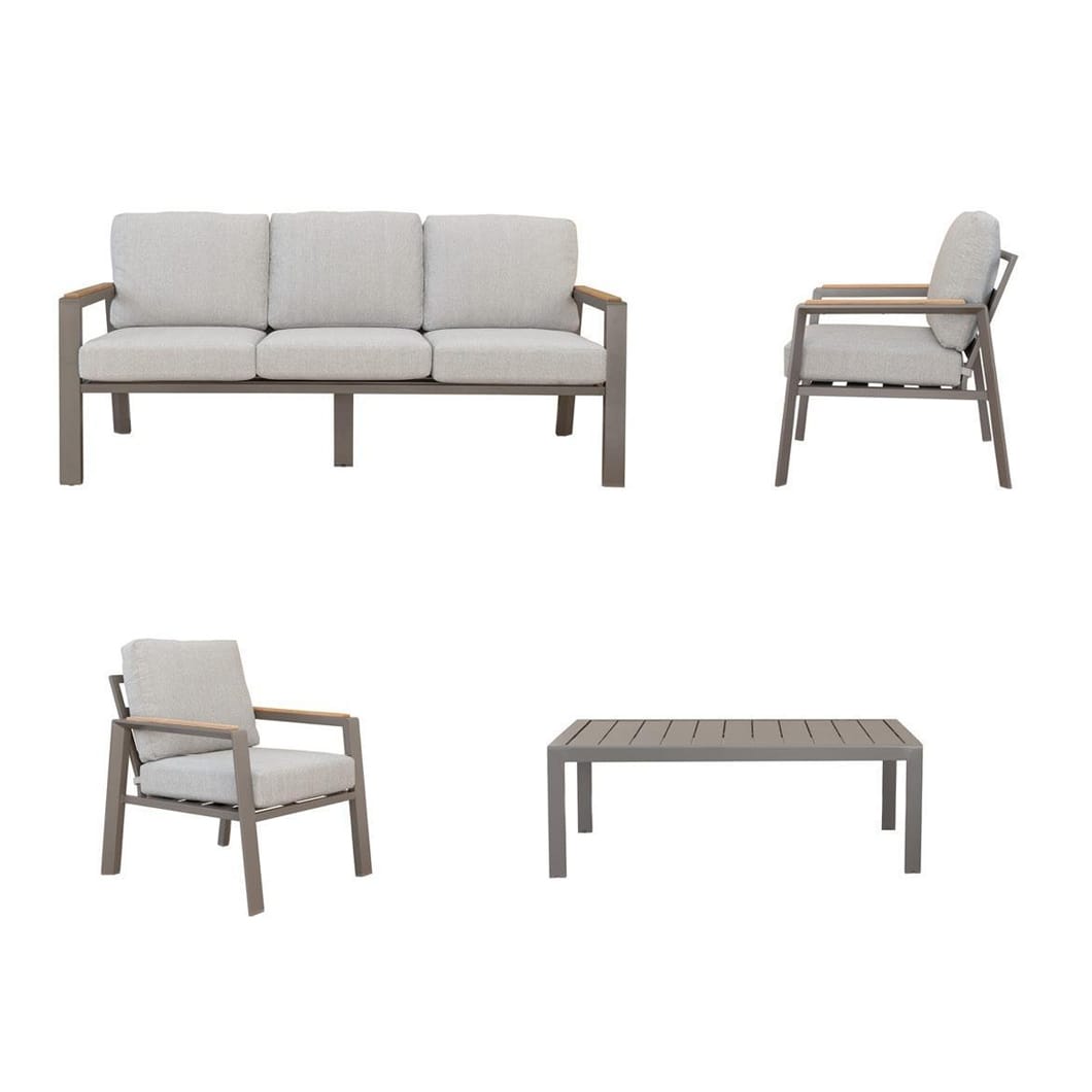 Helios Sofa Set in Mocha