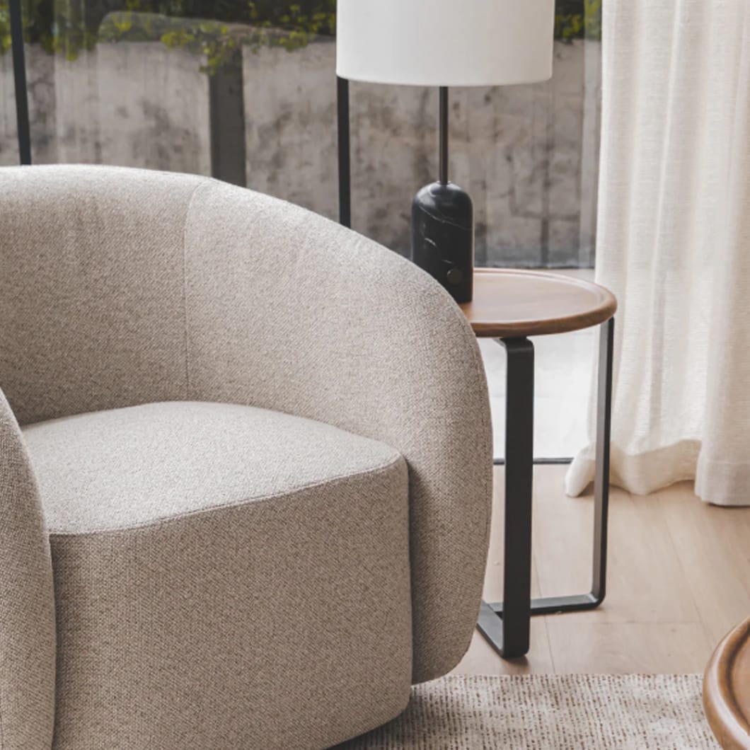Crest Side Table in Nutmeg - Image 4