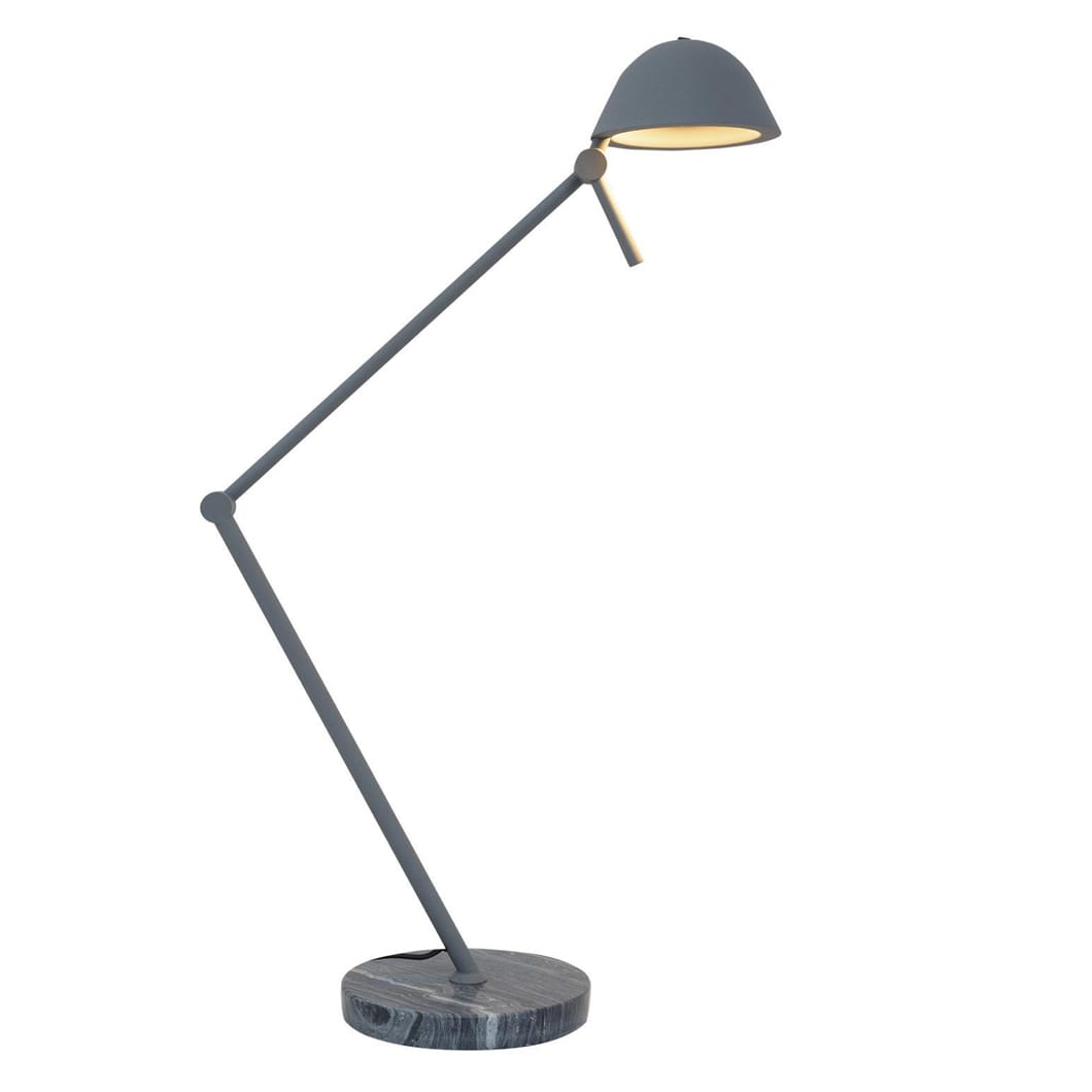 Oslo Marble Desk Lamp in Stormy Clouds - Image 3