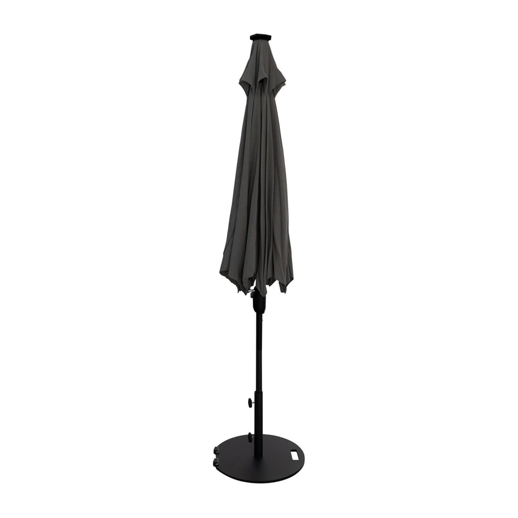 Silhouette Outdoor Centre Pole Umbrella in Gris - Image 3