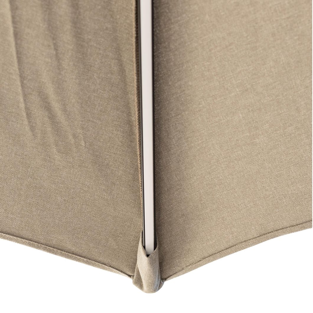 Silhouette Outdoor Centre Pole Umbrella in Taupe - Image 4