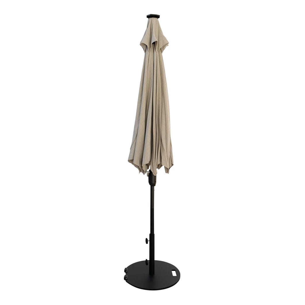 Silhouette Outdoor Centre Pole Umbrella in Taupe - Image 3