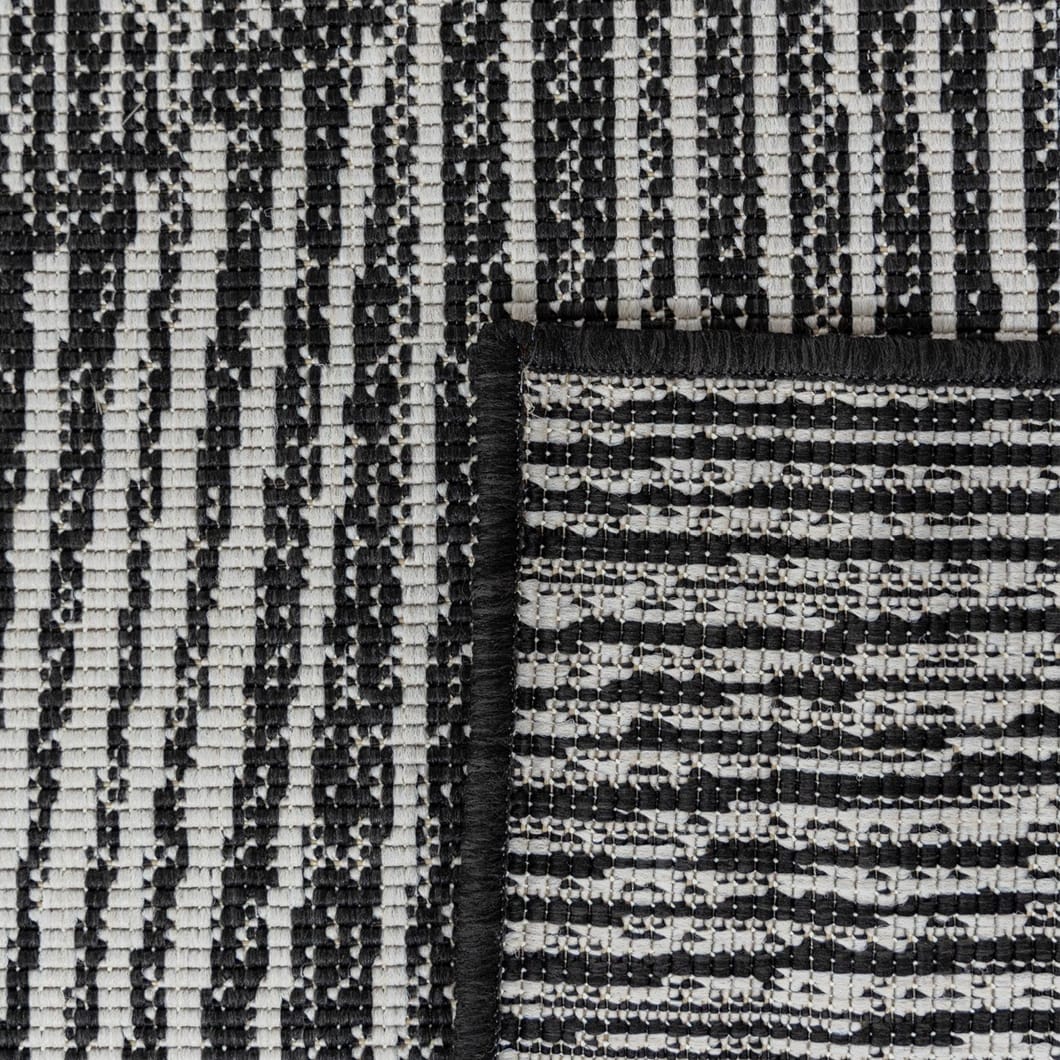 Tangram Outdoor Rug in Inkwell - Image 3