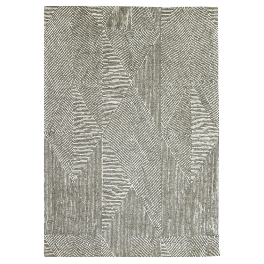 Facet Rug in Pumice