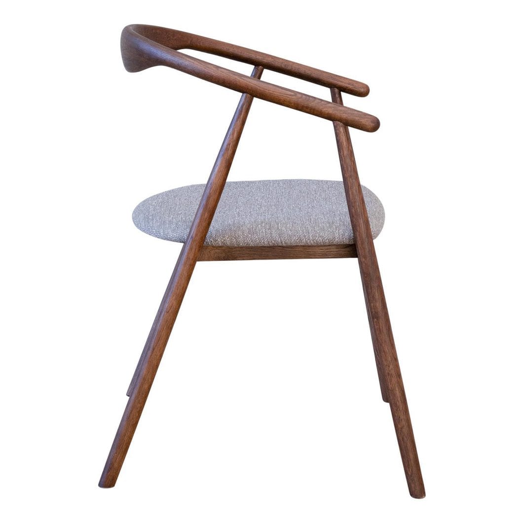 Harper Oak Dining Chair in Autumn Brown - Image 3
