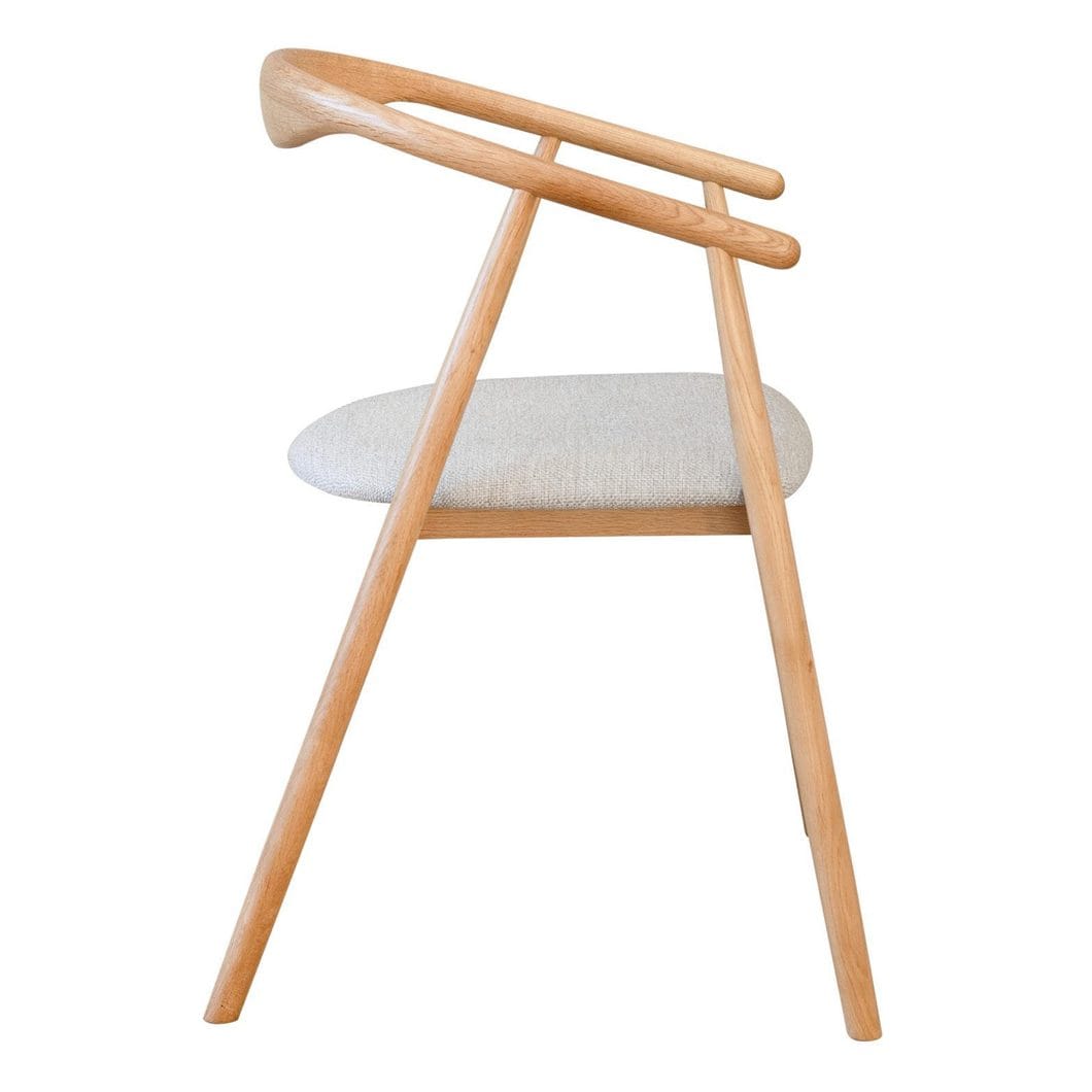 Harper Oak Dining Chair in Natural Summer - Image 3