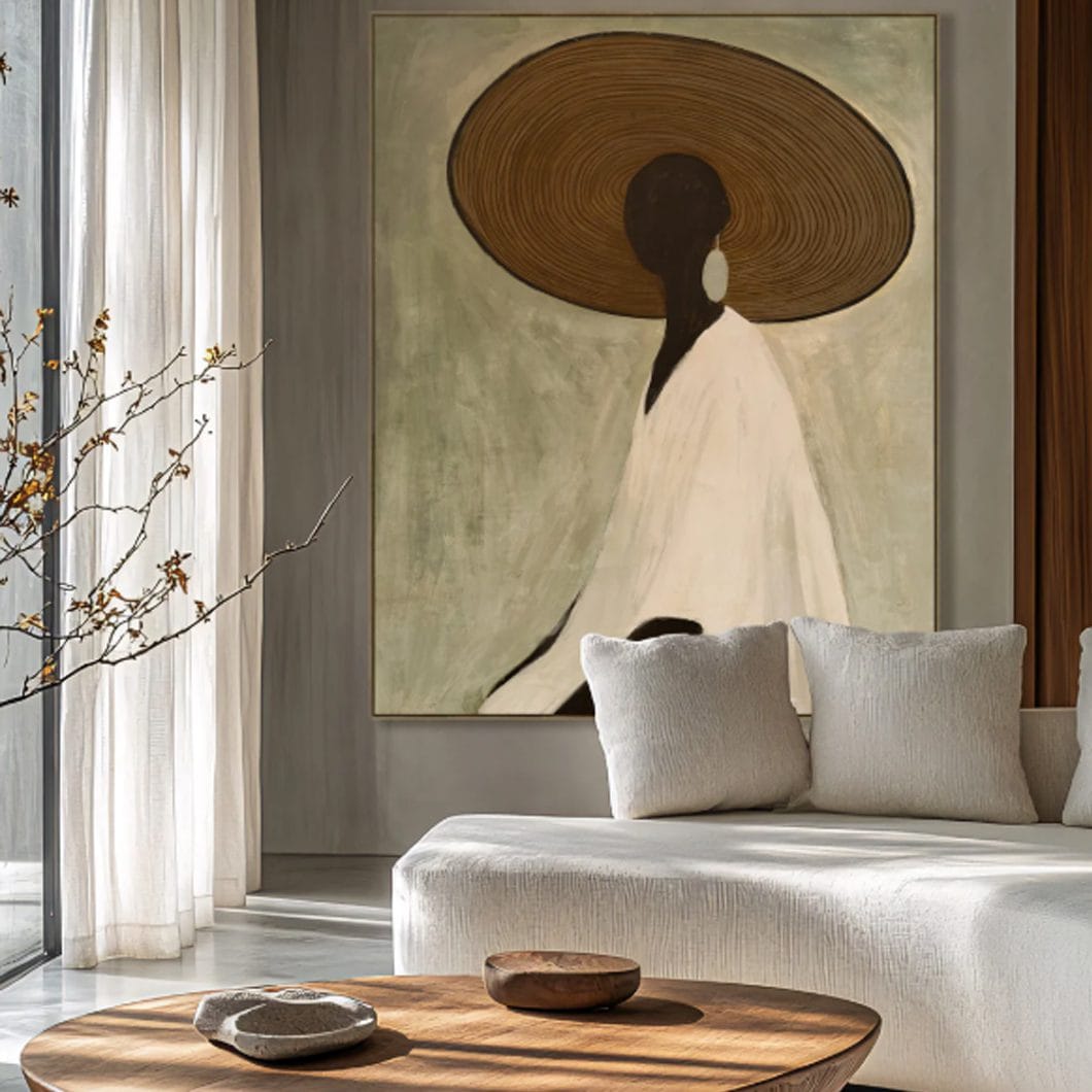 Lady of Leisure Wall Art in Minty Breeze - Image 2