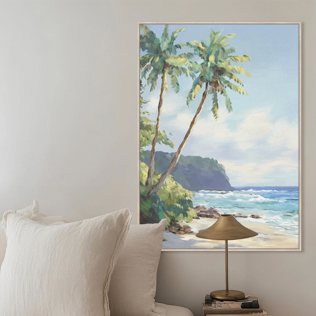 St Lucia Wall Art in Azure - Image 2