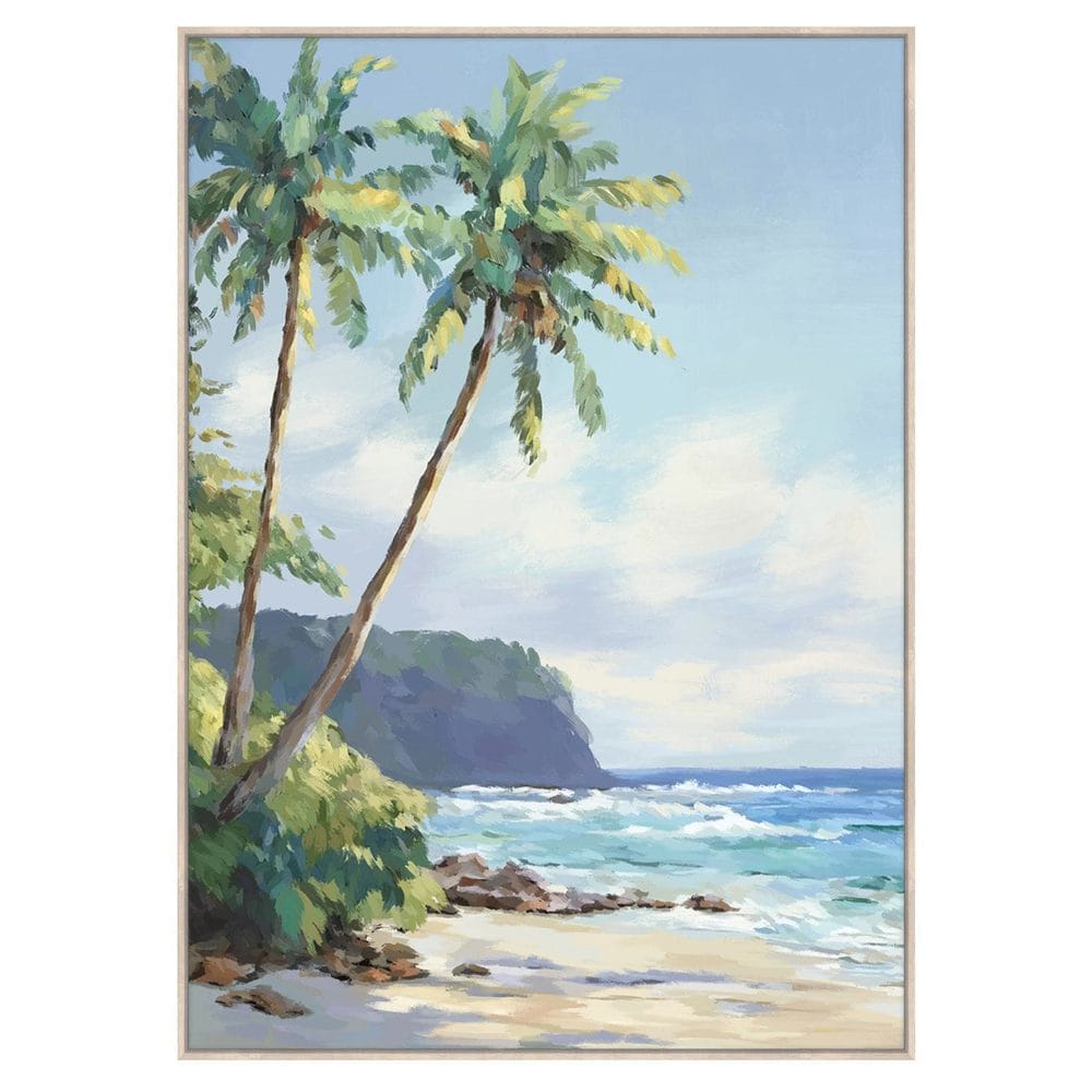 St Lucia Wall Art in Azure