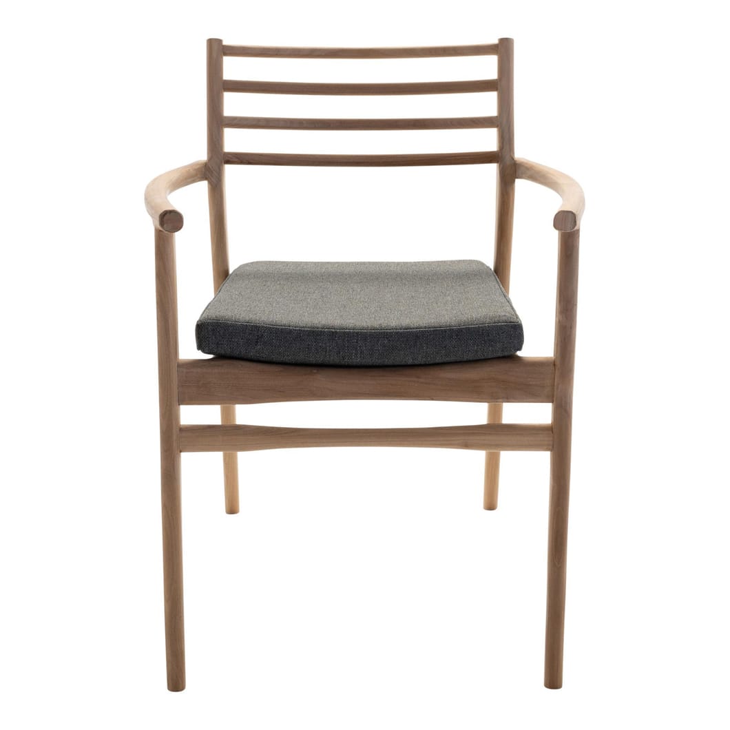 Mandalay Teak Dining Chair in Thunder - Image 3