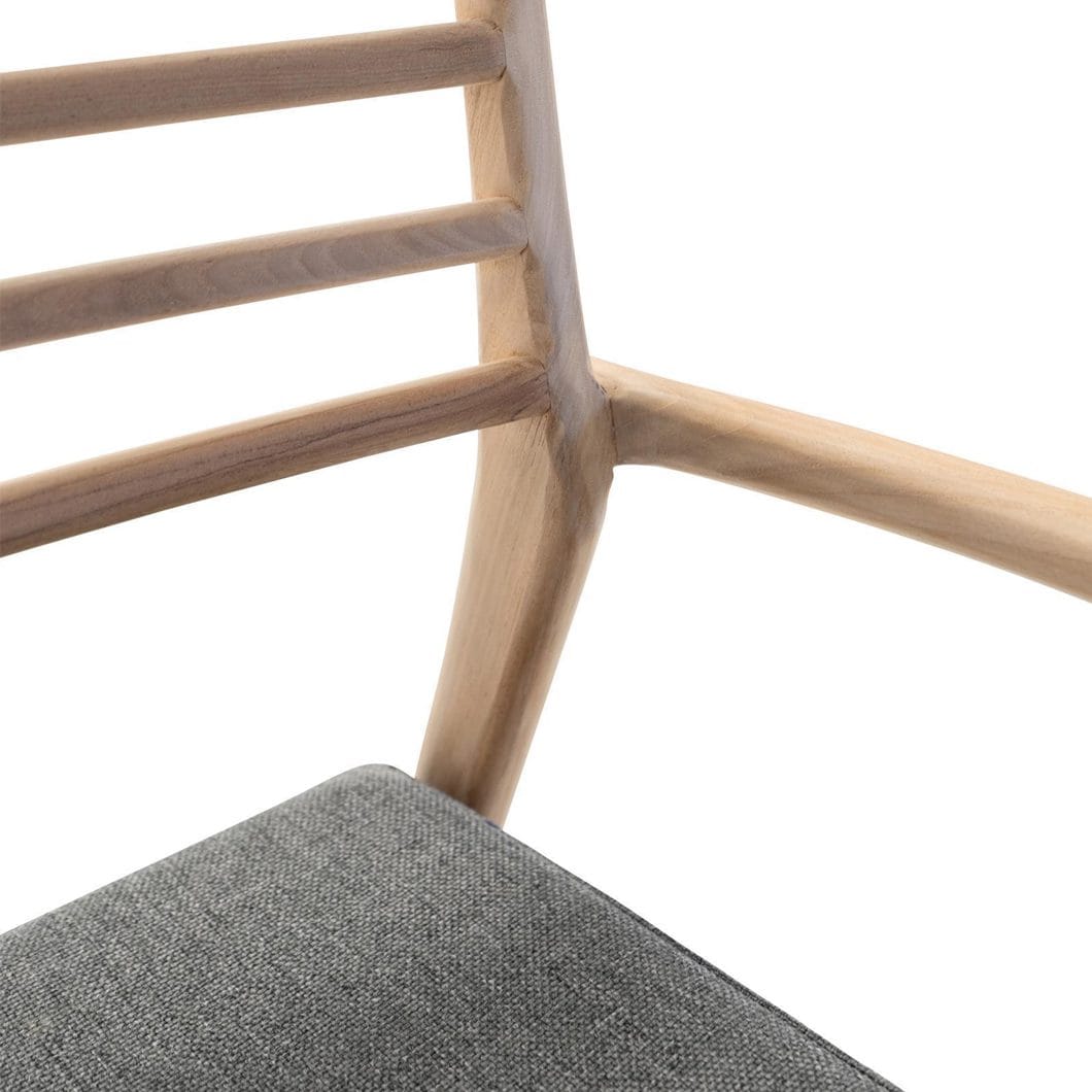 Mandalay Teak Dining Chair in Thunder - Image 4
