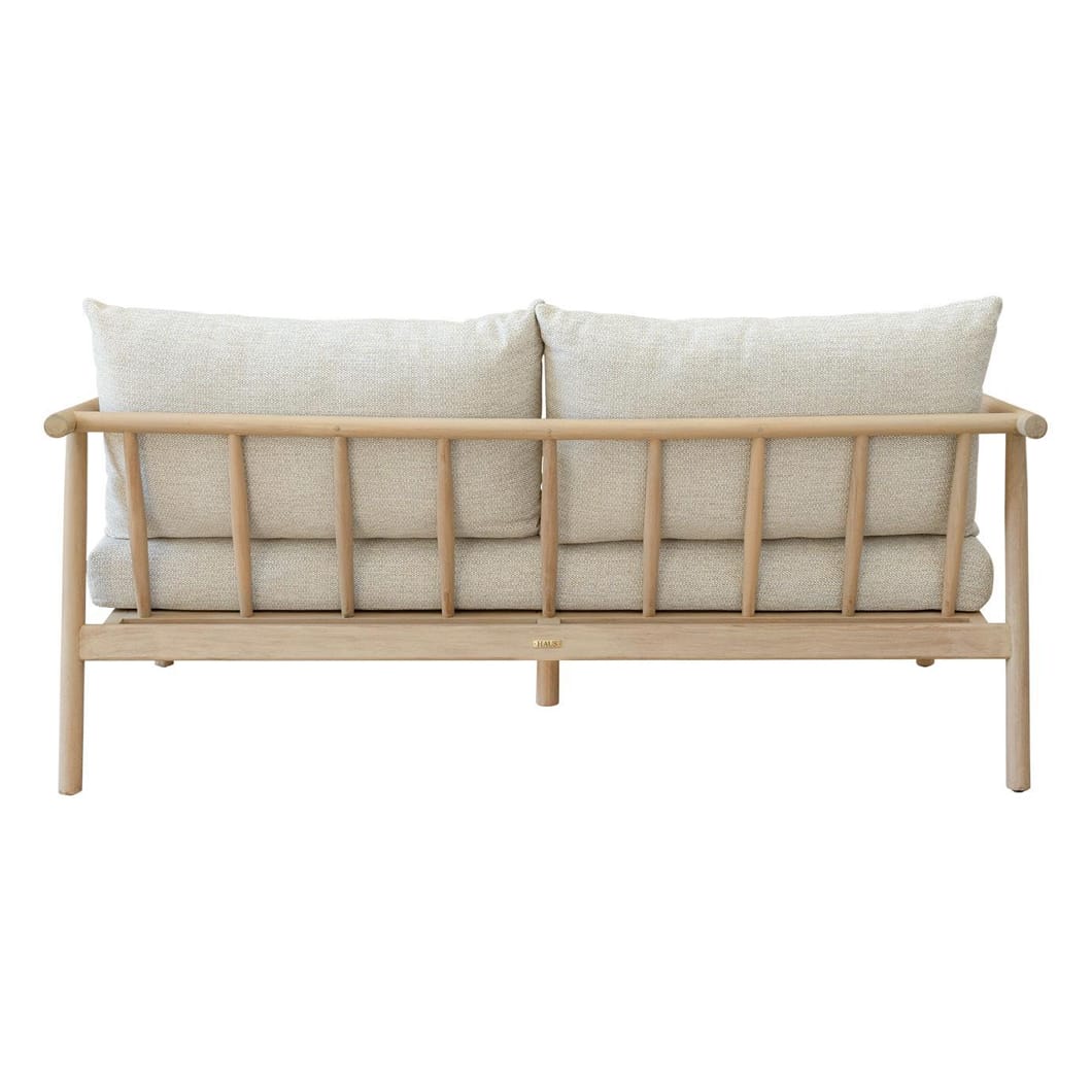 Anastasia Teak Sofa 3-Seater in Sandstone - Image 3