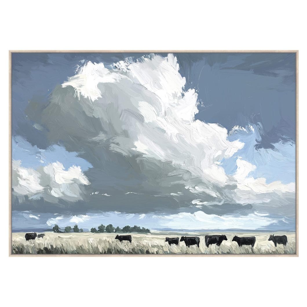 Cloudland Pasture Wall Art in Hayfield