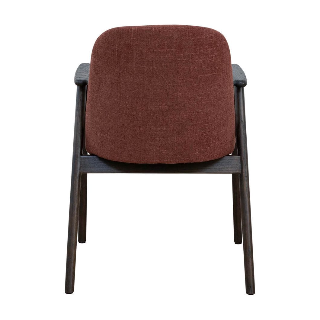 Albert Oak Dining Chair in Campari - Image 4