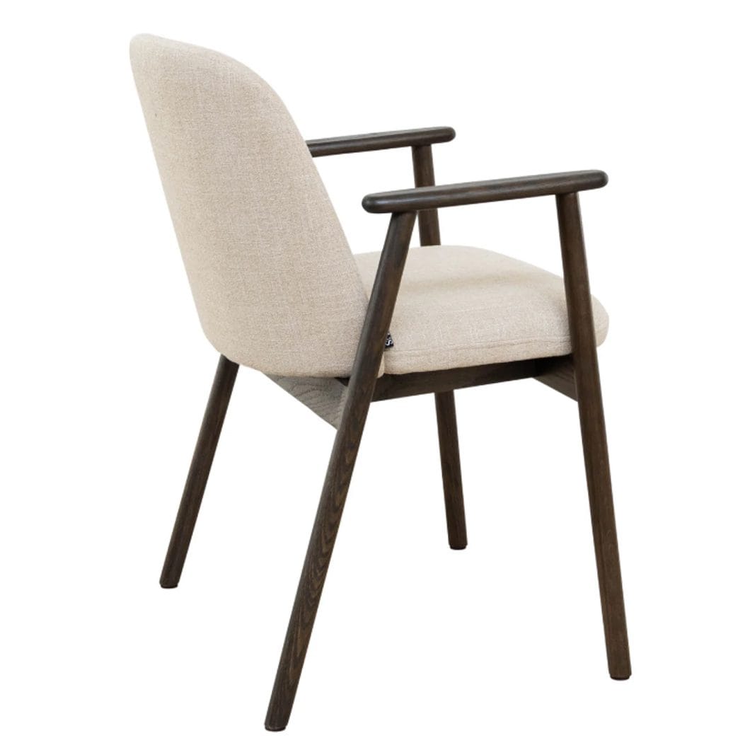 Albert Oak Dining Chair in Almond - Image 3