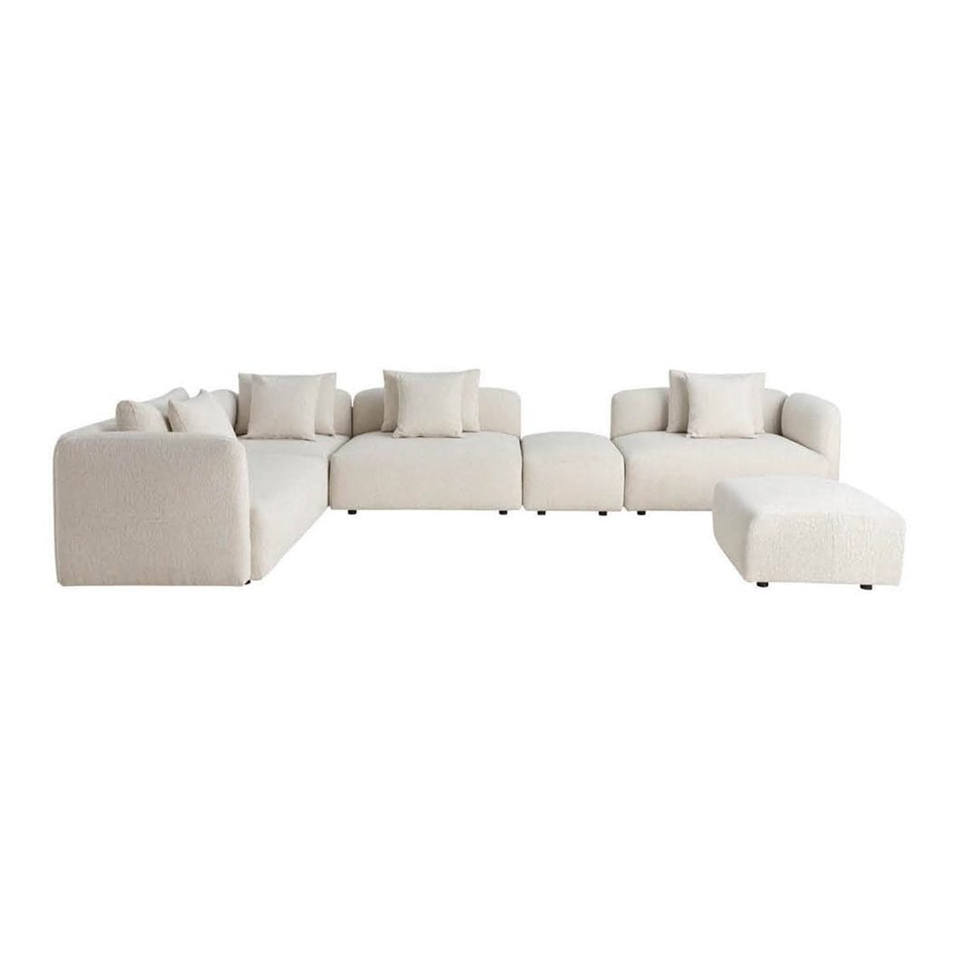 Aluna Modular Sofa Set in Cloud